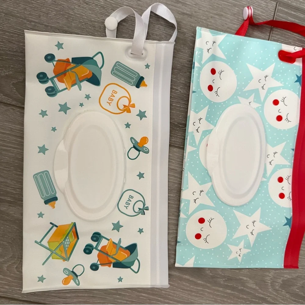 Baby Wipes Pouch with Cute Designs NWOT
